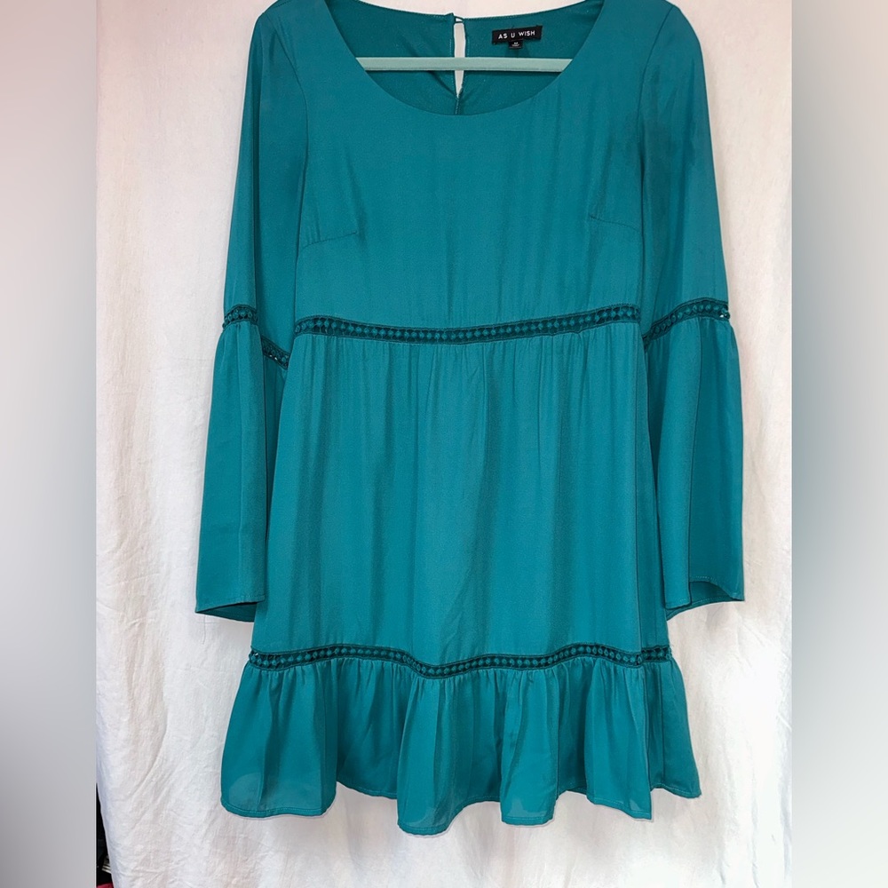 As U Wish Long Sleeve Dress Size M